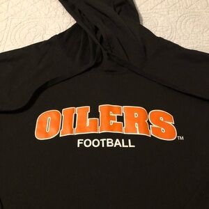Holloway Oilers Football lightweight black hoodie. Size XXL.